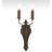 Torsade Steel Candle Wall Light