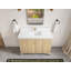 Chêne d'Atlanta 48 po X P 22 po D Meuble-lavabo simple avec 2 po Quartz-108814234