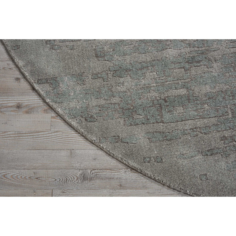 Idaville Abstract Indoor Rug, Round 8'