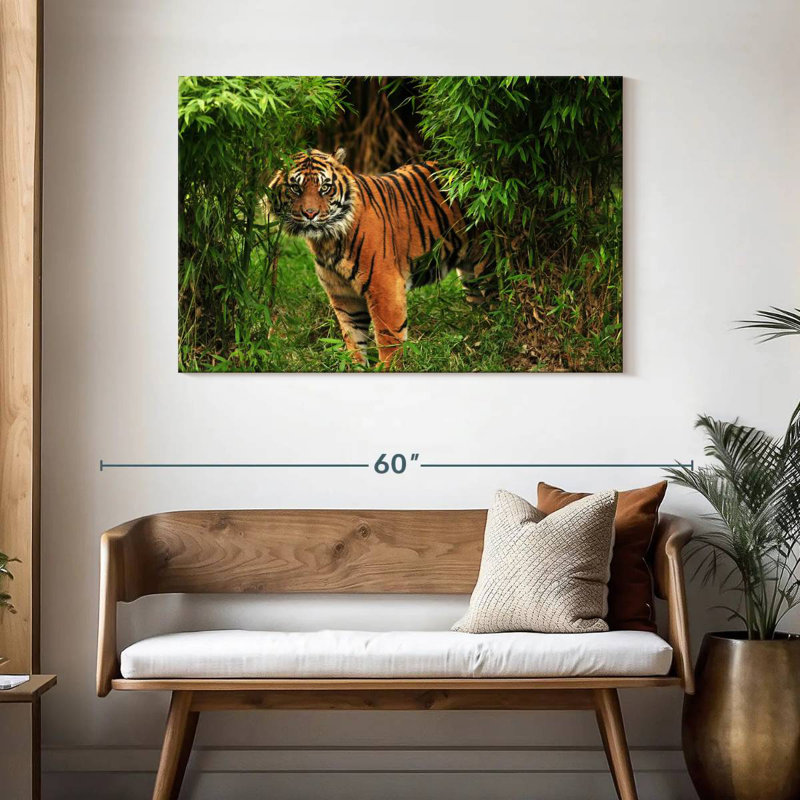 Brampt Jungle Bengal Tiger, 30" H x 45" W
