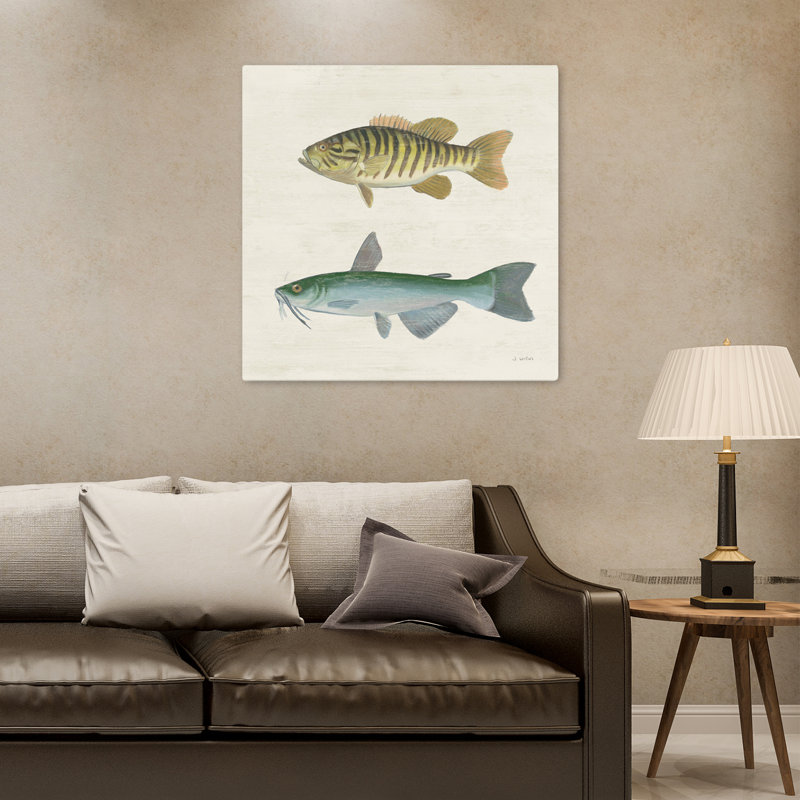 Waters Edge Ii, art contemporain, H 32 po x l 32 po