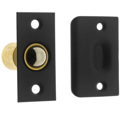 Solid Brass Wide Square Roller Ball Catch