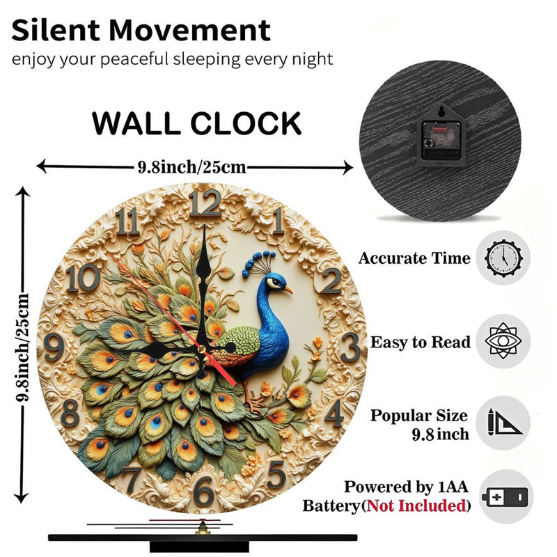 Horloge murale artistique