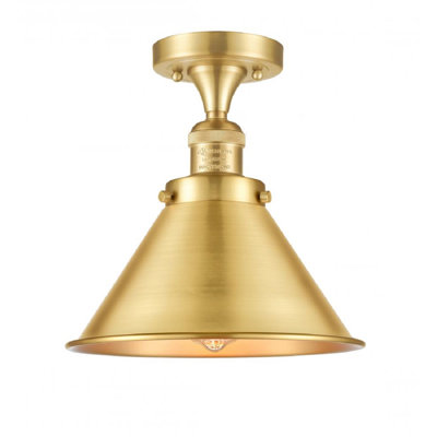 Plafonnier semi-encastré à 1 lumière de 10 po Elwell