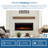 The Sideline Electric Fireplace for Recessed or Wall Mount Installation-92164469-92119488