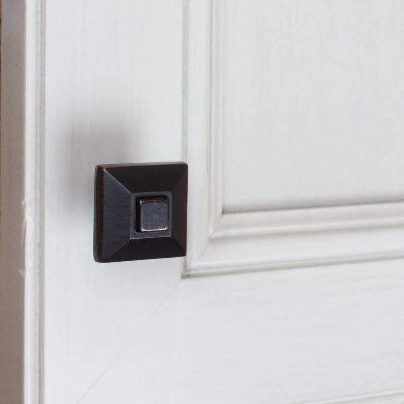 Pyramid 7/8" Length Square Knob Multipack, Oil Rubbed Bronze