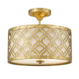 Arabella 2-Light Drum Pendant