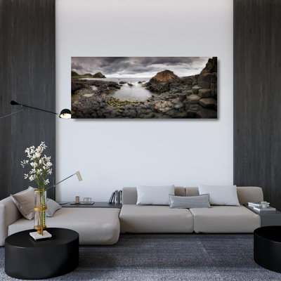 Reproduction d'art sur toile tendue à la plage par Romero Angueira, Beachcrest Home ™ par Yolanda