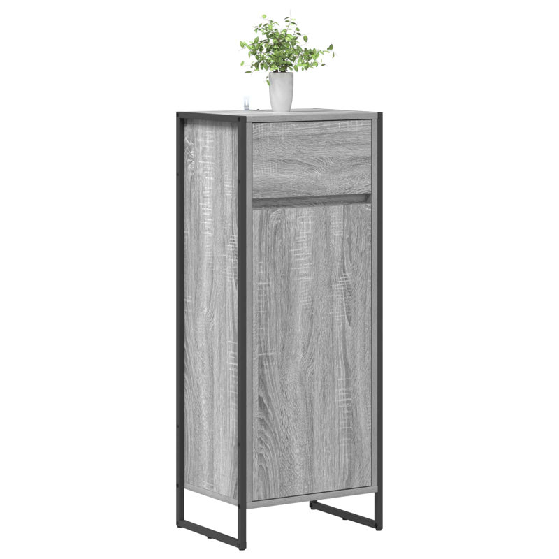 Freestanding Bathroom Cabinet, Grey Sonoma