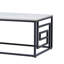 Acelee 120cm Coffee Table for Living Room Furniture, Wood and Metal Centre Table-1159105686