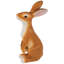 Statue de jardin debout lapin curieux