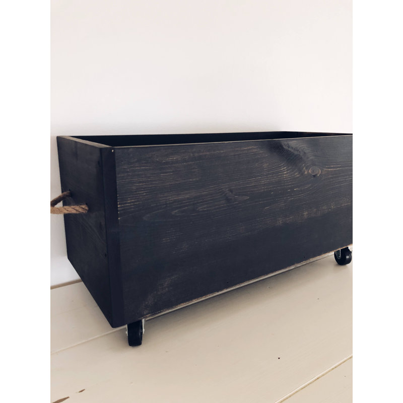 Meidinger Customizable Solid Wood Storage Box, Yes