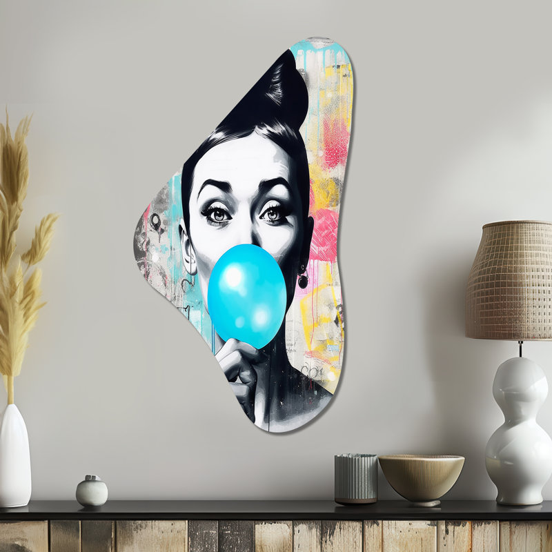 Art mural asymétrique en métal Katzer, H 39 po x l 21 po x P 1 po