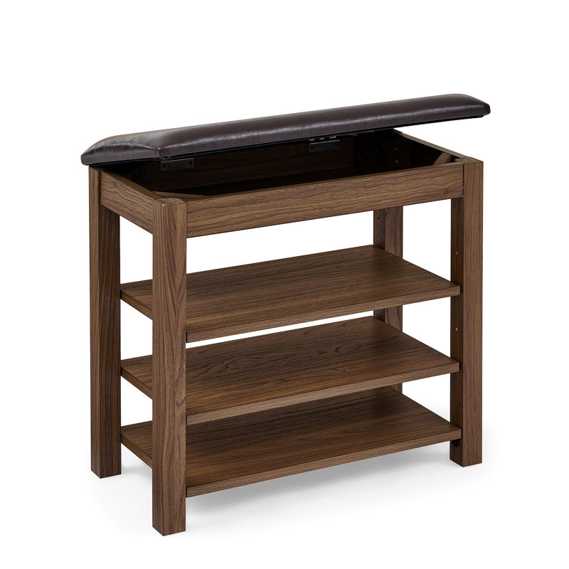 Un banc à langer réglable en hauteur en bois de haute qualité, équipé d'un siège confortable et d'un espace de rangement dissimulé, bois d'hévéa naturel