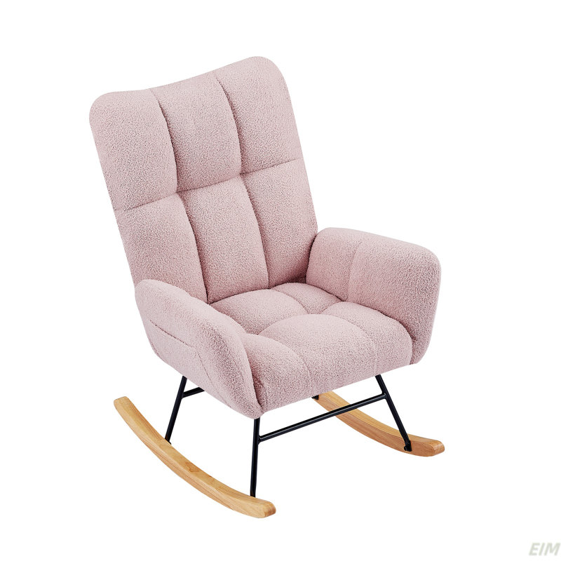 Chaise berçante, Rose