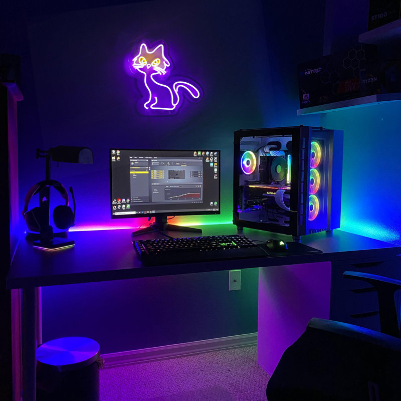 Jazyriah 11.8" Cat Neon Sign