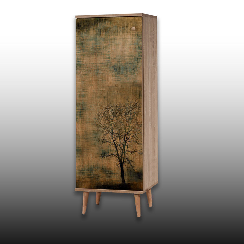 20 Pairs Floral Shoe Storage Cabinet