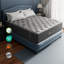 Matelas hybride double face haut de gamme de 14 pouces, sensation réversible moyenne / ferme, mousse viscoélastique rafraîchissante avec housse antistatique en cachemire, certifié CertiPUR-US, SGS Fire et Oeko-TEX-270888025
