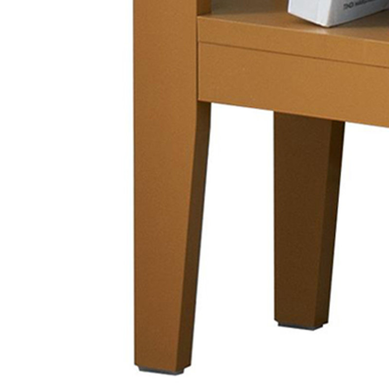 Narrow Console Table with 2-Tier Storage Shelf, Wood Entryway Table or Slim Sofa Table for Hallway or Behind Couch