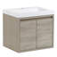 24.5" Wall-Mounted Single Bathroom Vanity Set