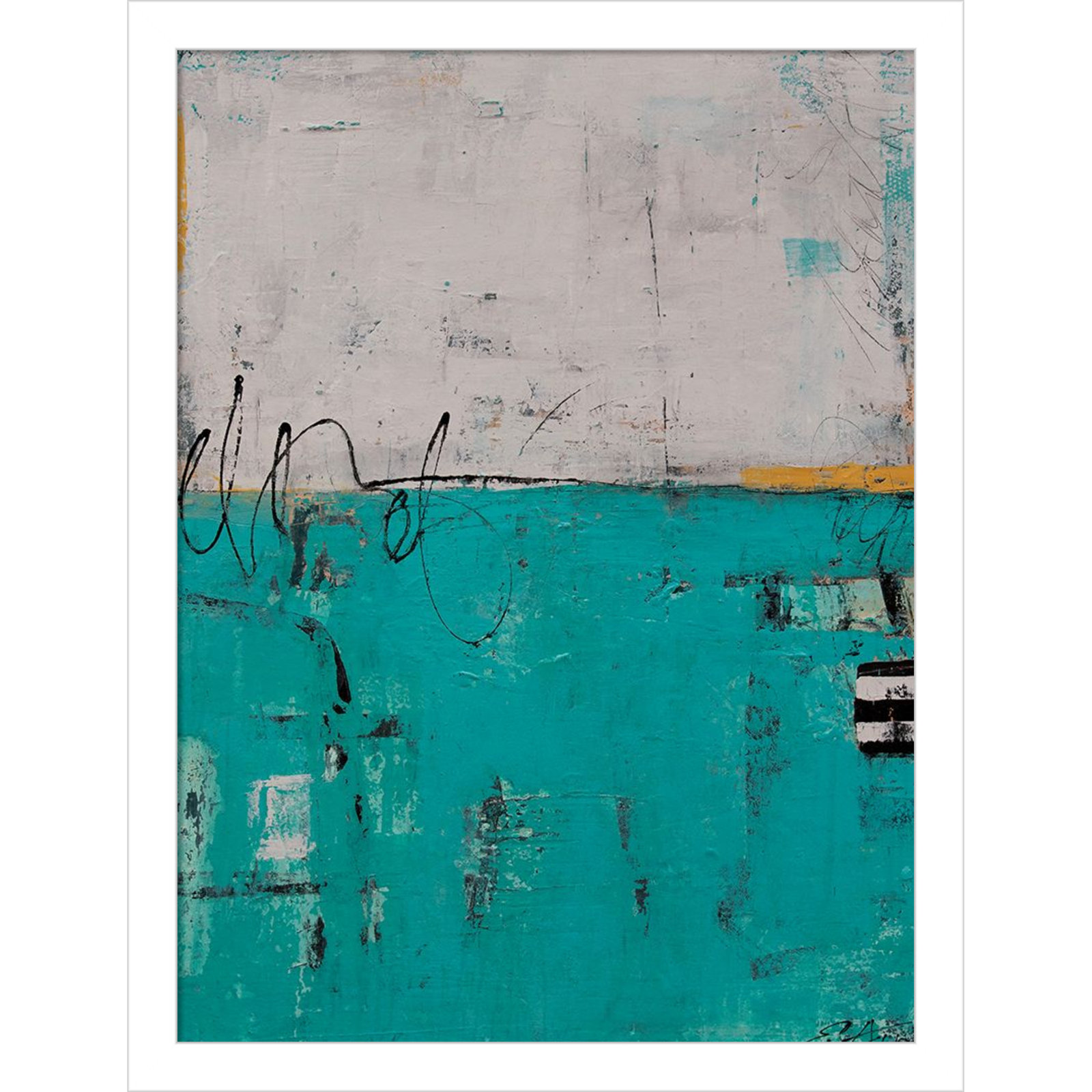 Urban Harmony Print by Erin Ashley, White, 17" H x 13" W