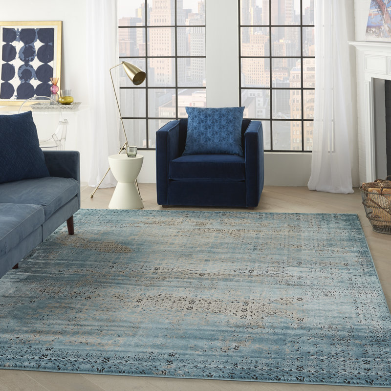 Bomberger Abstract Indoor Rug, Rectangle 7'10" x 10'6"