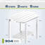 Table d'appoint extérieure 17 po 2 niveaux-871962005