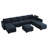 Tremee U-shaped Modular Sectional Sofa with Chaise-1532868430