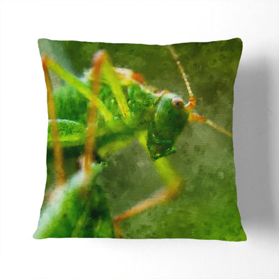 Grasshopper Vol.2 Painting Square Throw Cushion