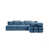 Tissu bleu est en rupture de stock
