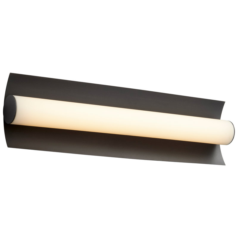 Barre d'éclairage de salle de bain 2 lumières DEL à intensité variable Garrus, Noir