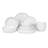 Table 12 16-Piece Natural White Coupe Dinnerware Set, Service for 4, White