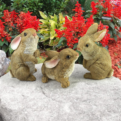 Animals Weather Resistant UV Resistant Plastic Garden Statue
