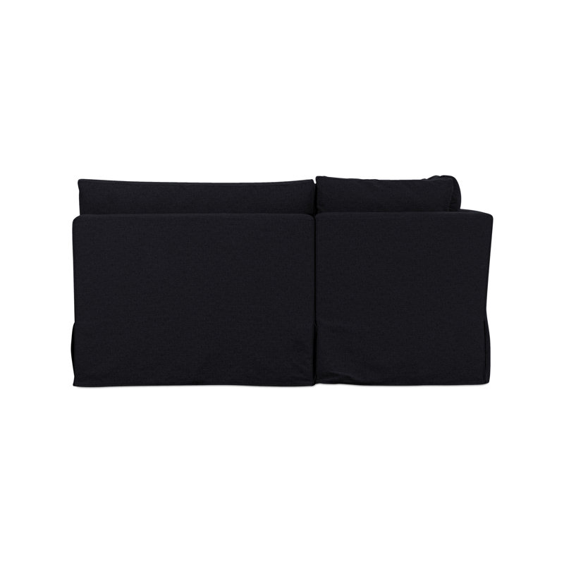 Housse pour salle à manger Gusella, Polyester noir, H 31,75 po x l 168 po x P 67,5 po