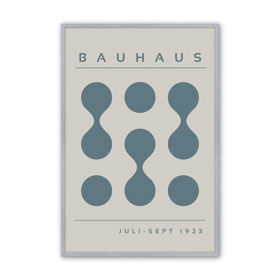 Tempête de Bauhaus bleu, impression I