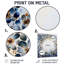 Botanical Celestial Bloom In Winter III - Botanicals, décoration murale en métal, impression moderne sur métal-1317524972