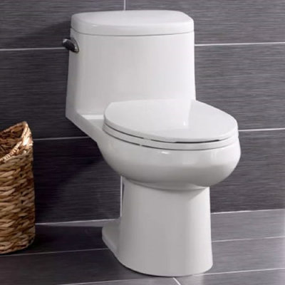 Miseno 1.28 Gallons GPF Elongated Wall Mounted One-Piece Toilet (Seat Included)
