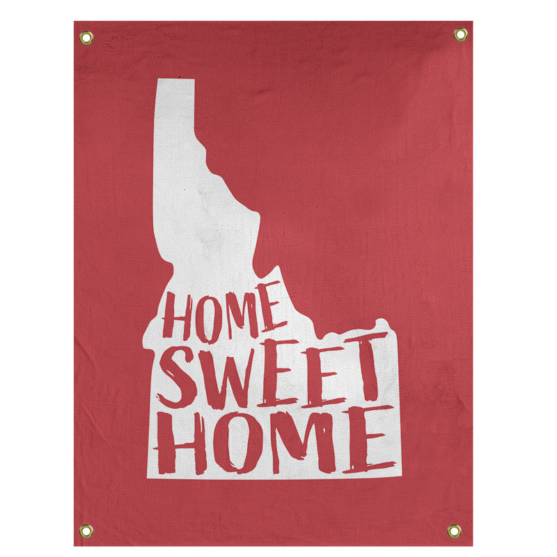 Tapisserie murale idaho doux pour la maison, H 36 po x l 26 po, Rouge