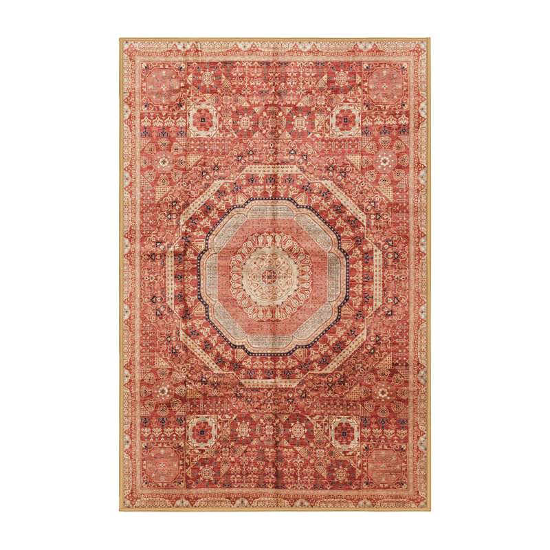 Abstract Indoor Rug, Rectangle 2' x 4'