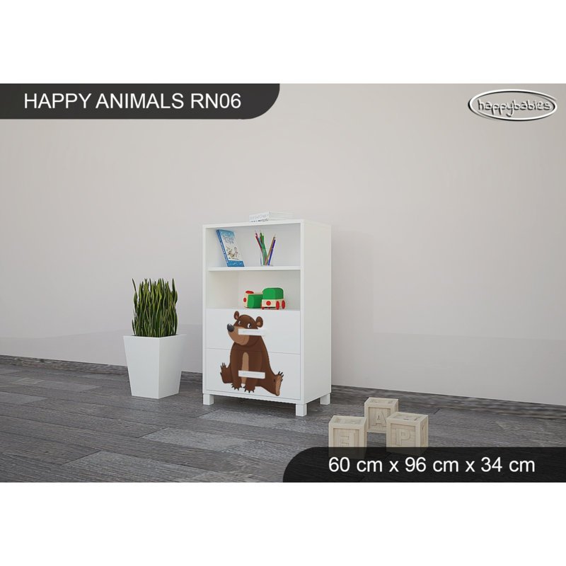 60cm W Kids Cube, White