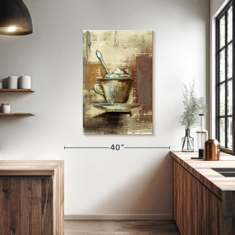 Yarlin Cafe Classico III Neutral, 39" H x 26" W