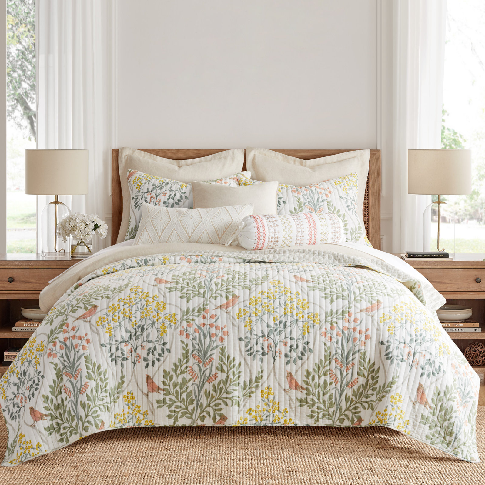 Cotton Quilt Set, Twin Quilt + Sham