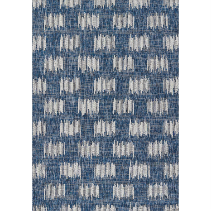 Geometric Indoor / Outdoor Rug, Rectangle 6'7" x 9'6"