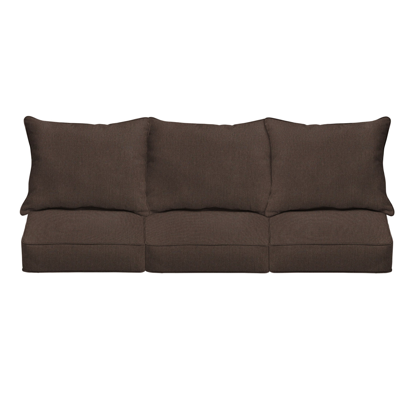 Davana Outdoor Sofa, Dark Brown, 29" W x 27" D