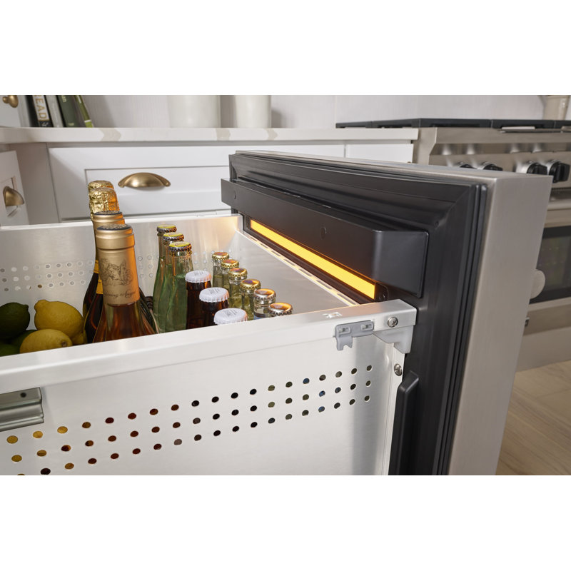 Zephyr Presrv 24" Stainless Steel Built-In Single Zone Refrigerator Drawers