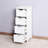 Chic White Bathroom Cabinet With Innovative Drawer Concepts For Efficient Organization Storage Deep Drawers Maximum Efficiency