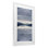 Serene Horizon Symmetry, impression sous verre encadrée, design par Robin Vandenabeele