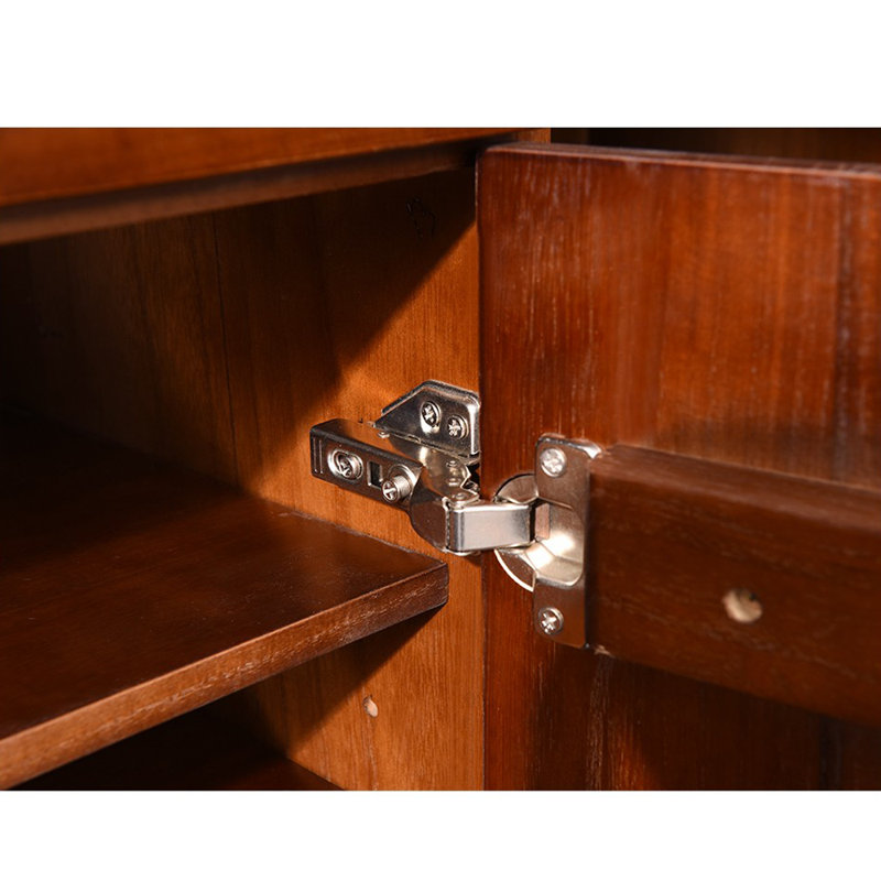 European style multi-layer storage shoe cabinet, Brown