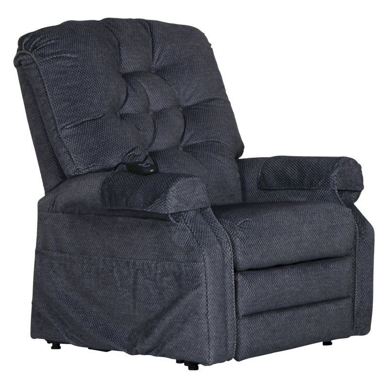 Fauteuil inclinable Patriot Power Lift Assist, Bleu 100% polyester