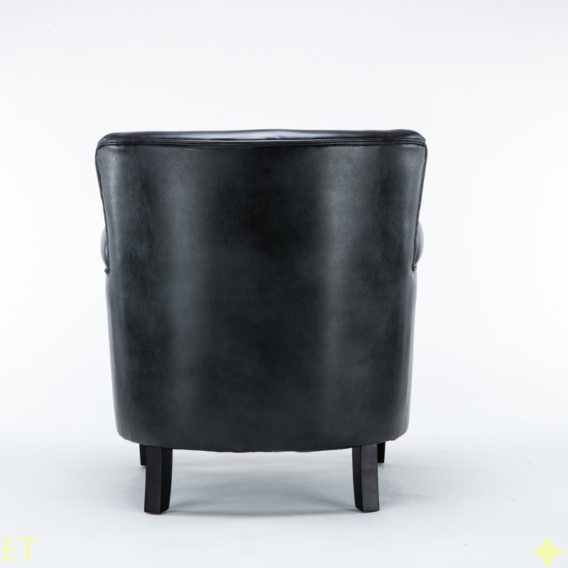 Fauteuil club, fauteuil confort, Gris anthracite